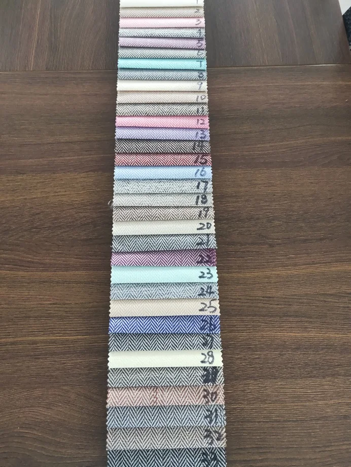 
free sample modern bulk polyester herringbone outdoor furniture cushion fabric 
