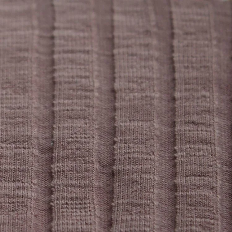 Красивая ткань из полиэстера и хлопка CVC 10x4, эластичная трикотажная ткань в рубчик для женщин