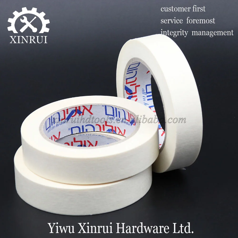 Cheap Good Quality Yiwu Beige Masking Tape using Crepe Paper