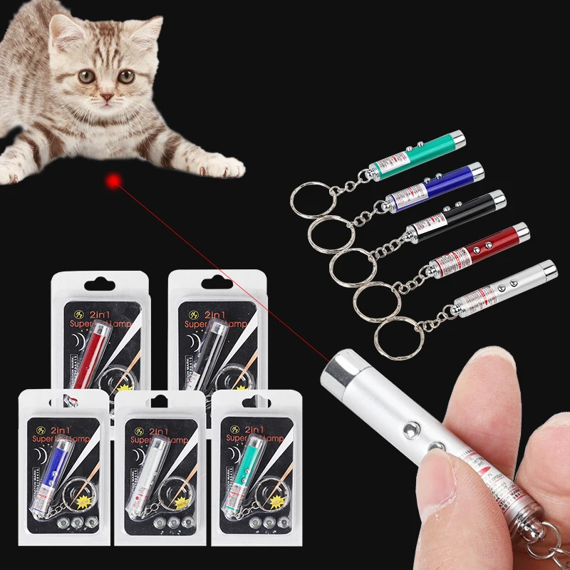 
Wholesale Battery Operated LED Light Pointer Cat Laser Toy 