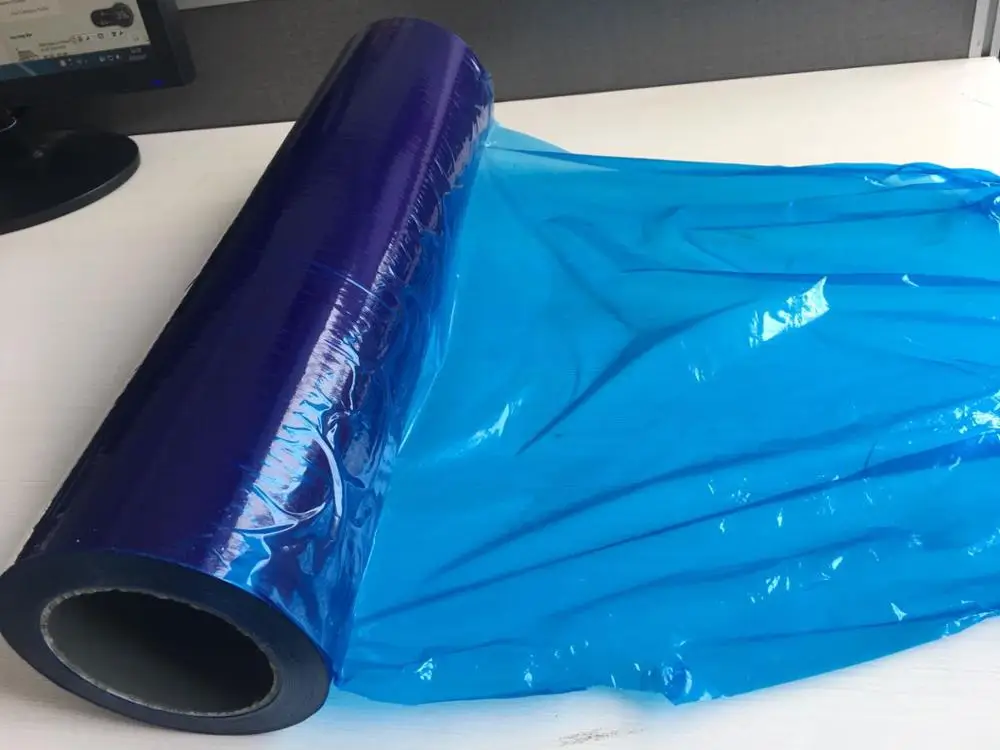 
blue pe protective film for aluminium and stainless steel 