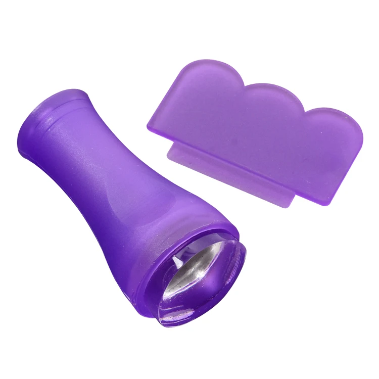 Factory price wholesale plastic material easy apply personal finger nail DIY tools nail design custom nail stamping plate