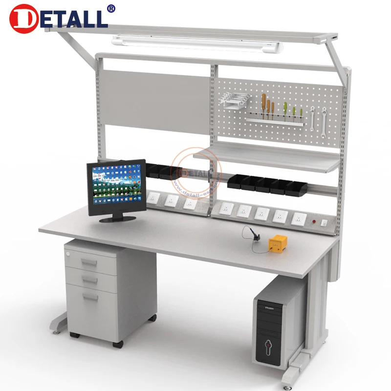 esd mobile cell phone repair work table workstation workbench for electronics manufacturing