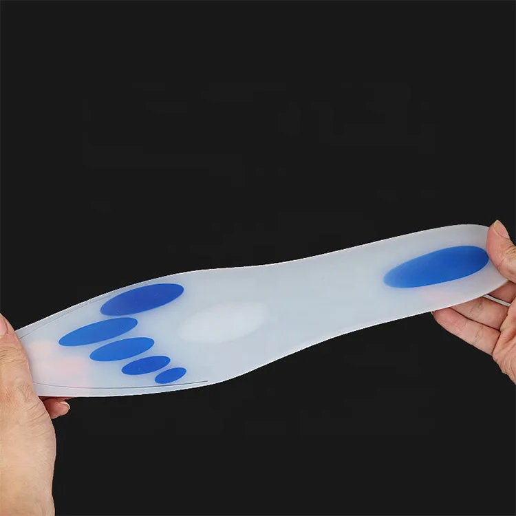 Gel Orthopedic Length Insole Full Length Sport Physical Therapy Heel Pain Relief Medical Silicone Insoles