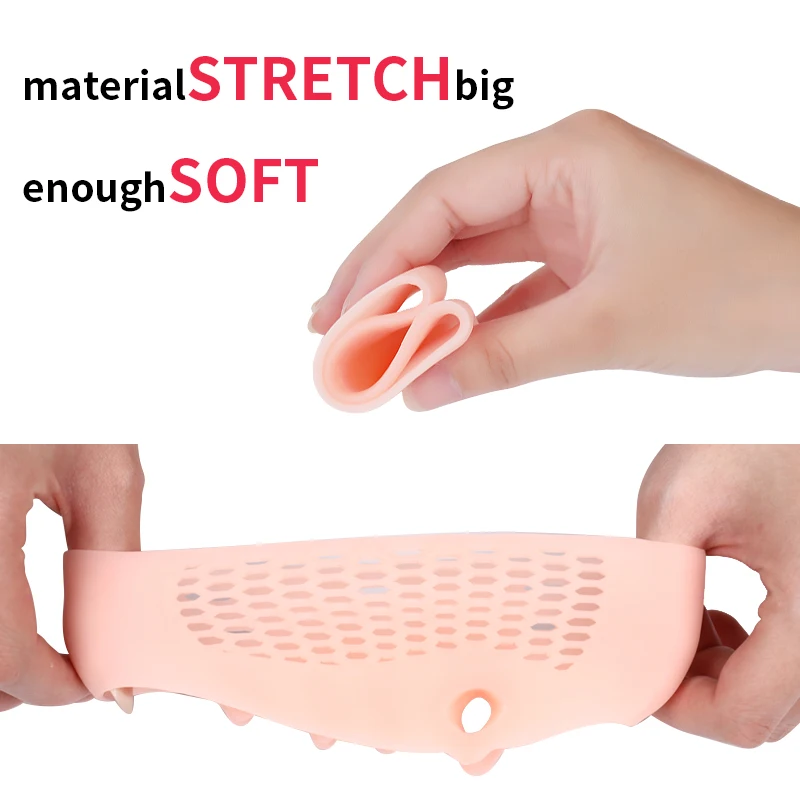 Гелевые разделители для ног с пятью отверстиями для левой и правой части обуви