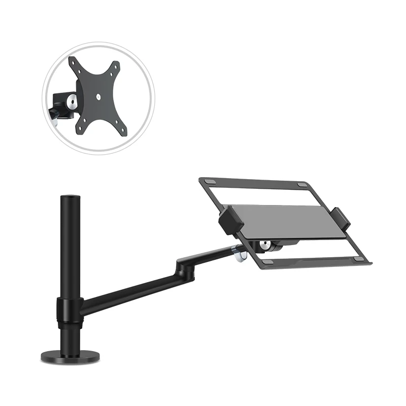 UPERGO Monitor Desk Stand Laptop Arm Mount Desktop for 10-17inch Laptop and 17-32inch 8kg Capacity  Lcd Mounting Arms