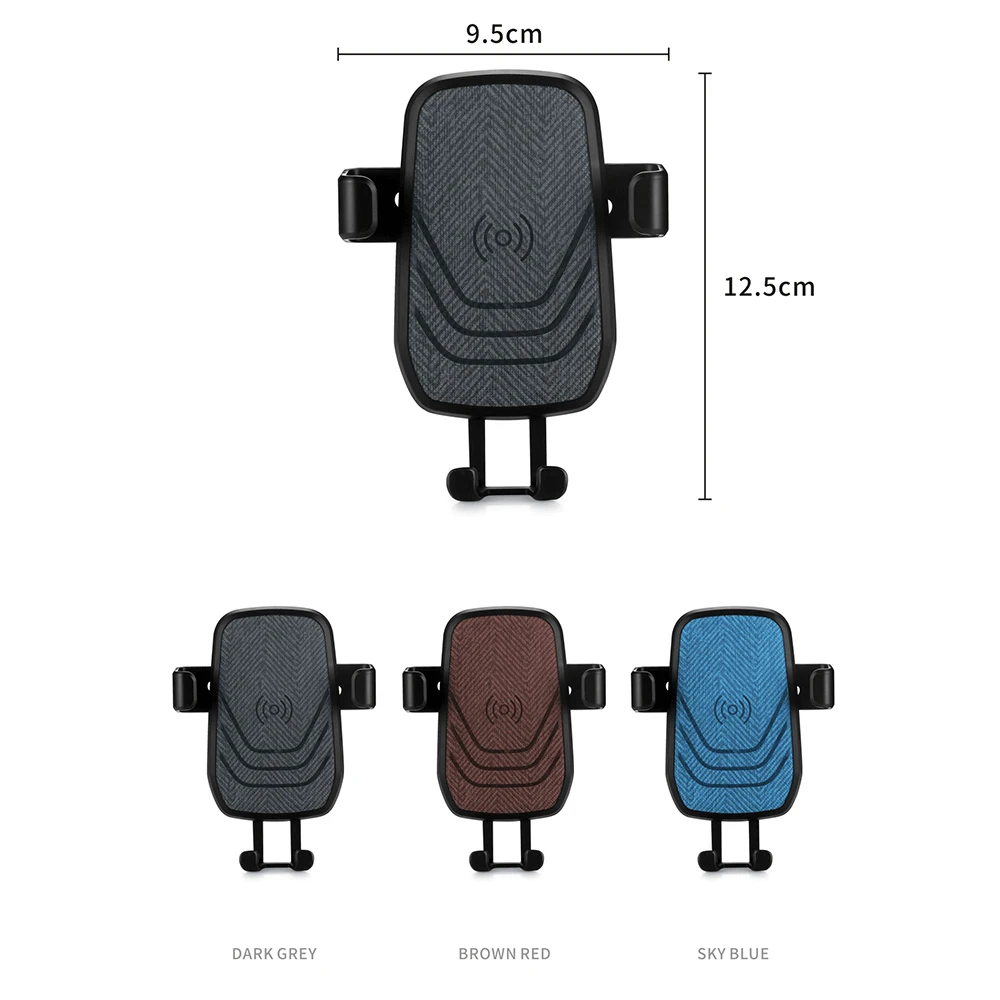 
Wireless Car Charger Automatic Clamping Wireless Charging Phone Holder Mount 15W Car Wireless Charger 