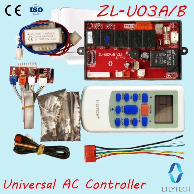 ZL-U03A/B, Universal A/C Controller for Split Air Conditioner, Universal ac control system,  Lilytech