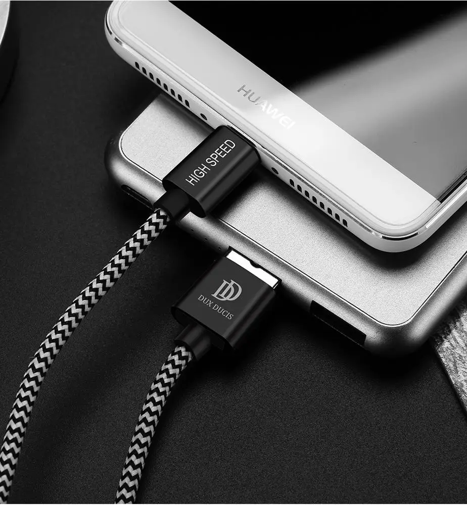 Dux Ducis USB Type C мобильный телефон для быстрой зарядки кабель для Samsung Galaxy S9 S8 плюс кабель usb 1 M/2 M