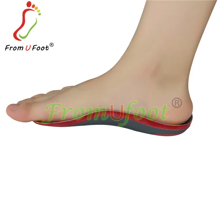ZRWE05 High Quality 3/4 Length Arch Support Orthopedic Insoles PU Foam Orthotic Shoe Insole for Flat Feet