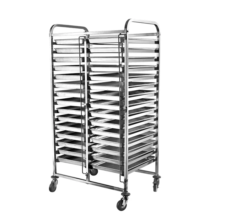 Отель Рок тележка Ресторан оборудование нержавеющая сталь поддон тележка