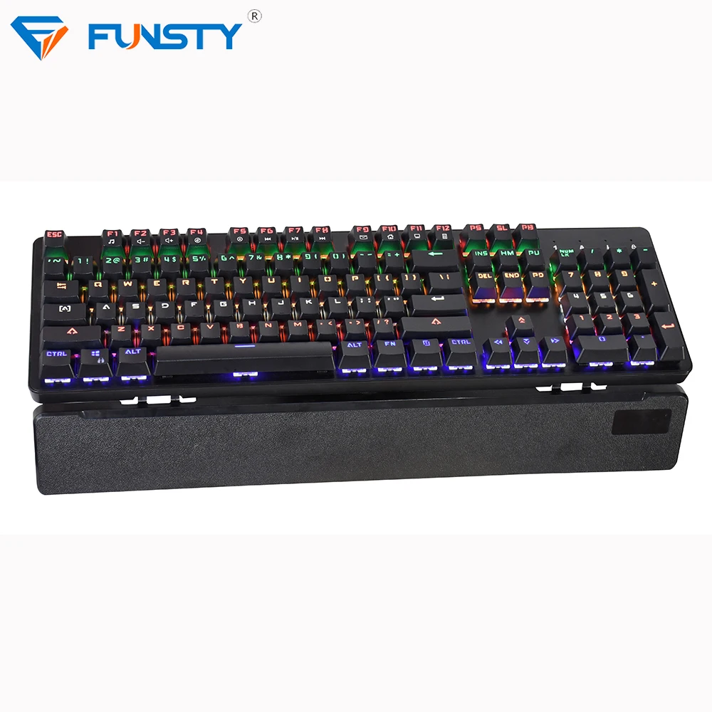 RGB Backlit nordic spanish korean keyboard mechanical gaming keyboard
