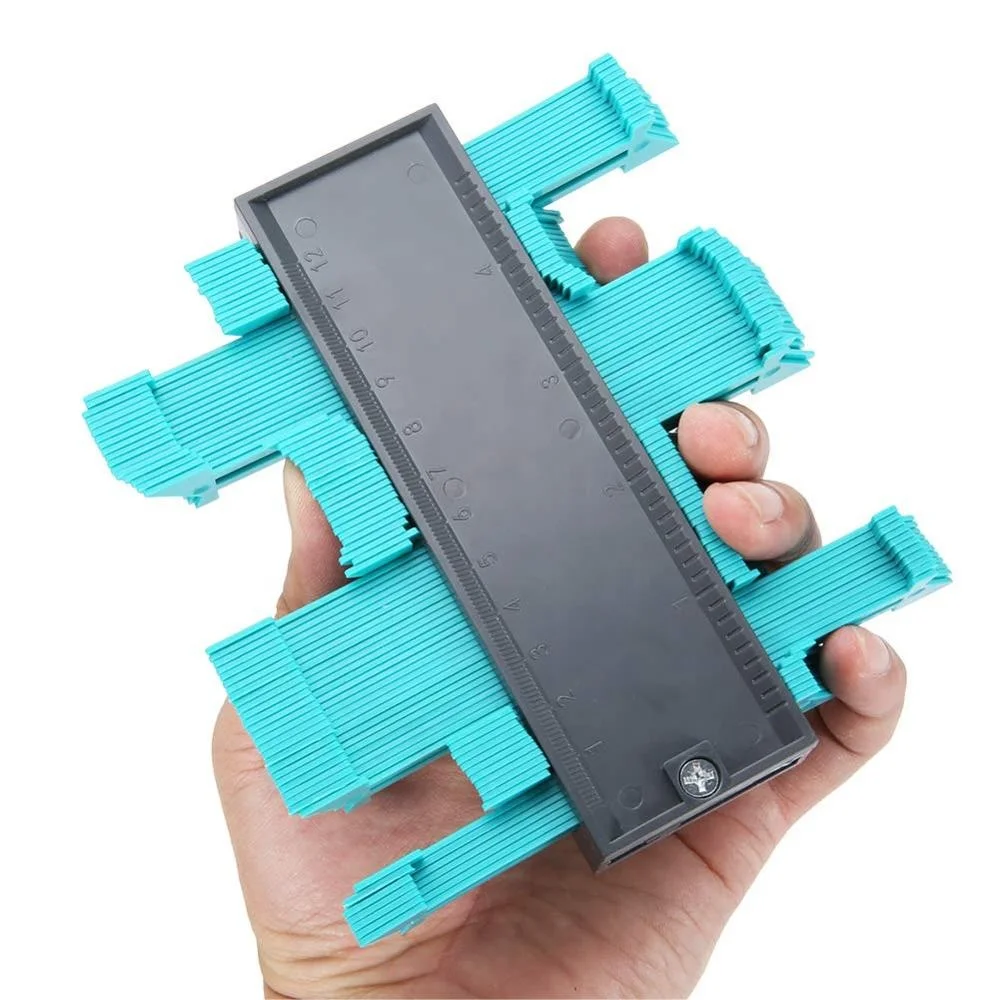 
High Accuracy Outline Gauge Tool Profile Contour Gauge Duplicator Tile Contour Gauge 