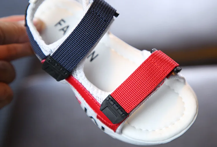 
Beach children kids boys baby shoes and girls summer rubber soft sole sandals leather kids sandals 