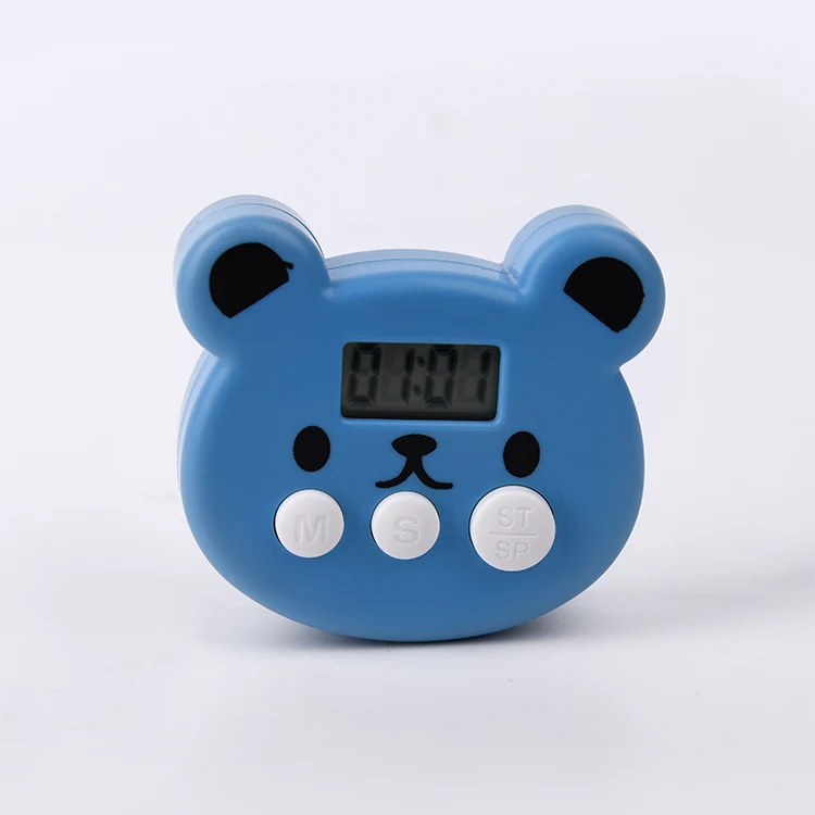 Индивидуальный Логотип, новый дизайн, вибрирующий цифровой кухонный таймер в форме животного