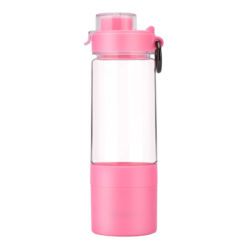 
Customized Walmart factory BPA Free Protein Shaker Bottle with powder Storage ,Shaker bottle with pill boxes 