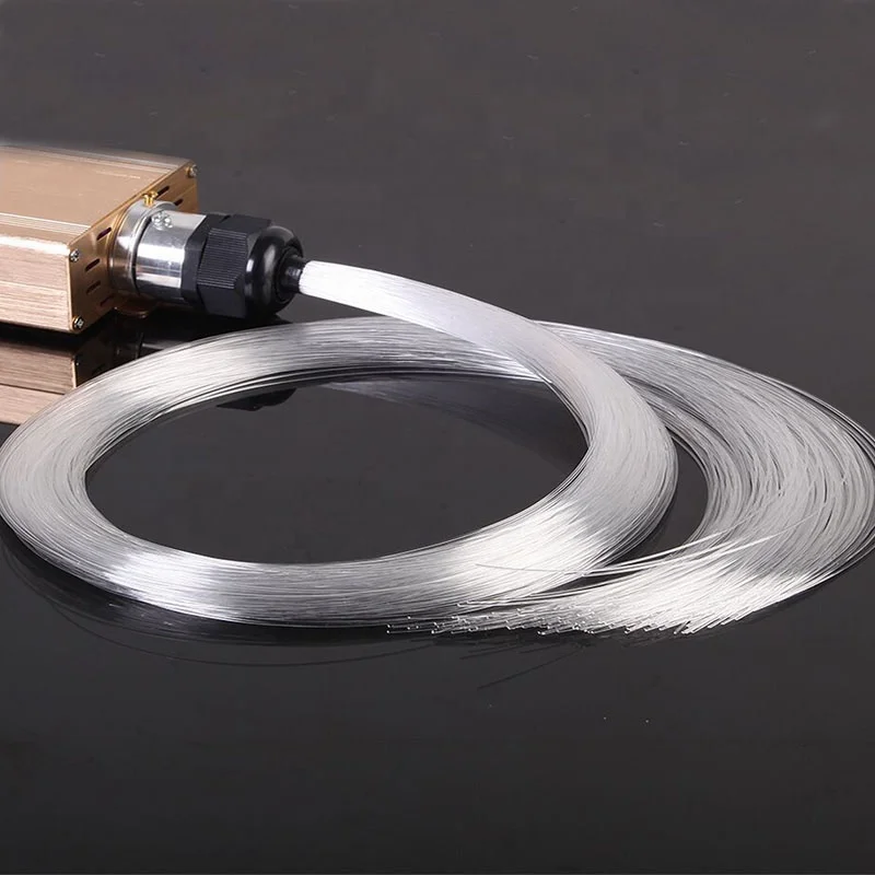 Комплект потолочных светильников для автомобиля со вспышкой из оптоволокна