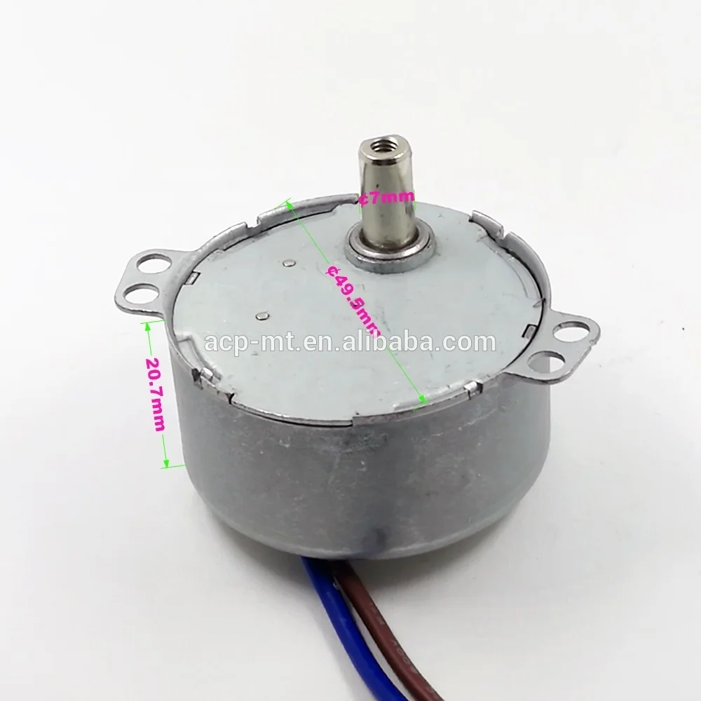 50tyz синхронный 1_rpm_gear_motor