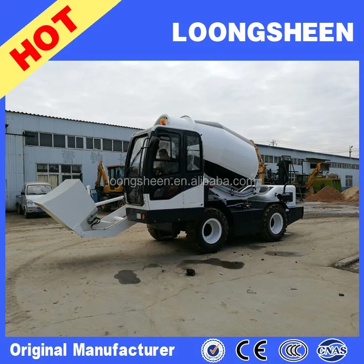 2.6m3 self-loading concrete mixer truck for sale LXJB260