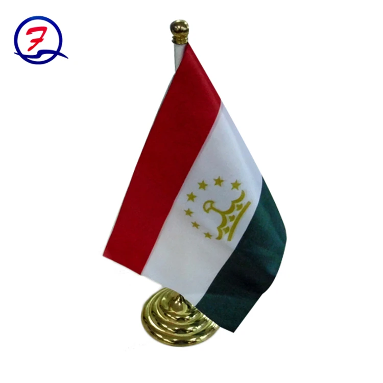 desktop flagpole flag holder Small Mini Set with Stand Base 14*21 decoration Table custom Desktop office Flag