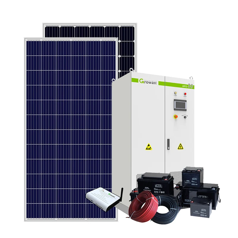 Home Hybrid Solar Power Systems 10KW 15KW 20KW 25KW 30KW Off Grid Solar Panel System For Home Energy Storge