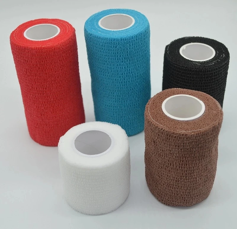 
Coflex Nonwoven Printed Horse Pet Care Sports Self Adhesive Colored Vet Wrap Elastic Cohesive Bandage 