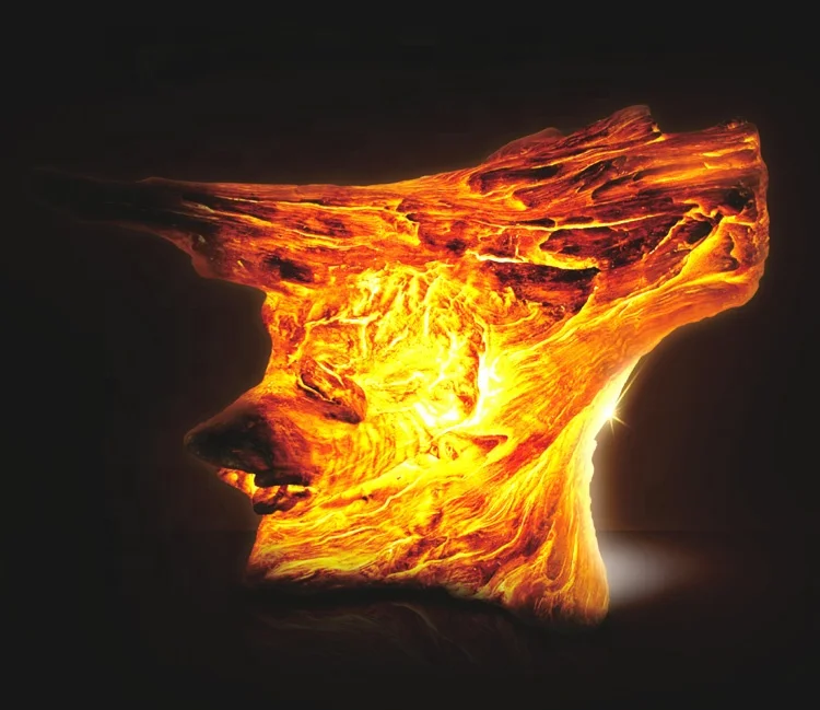 
Wholesale chinese FRP outdoor landscape lighting christmas led artificial wooden tree stump garden decoration 