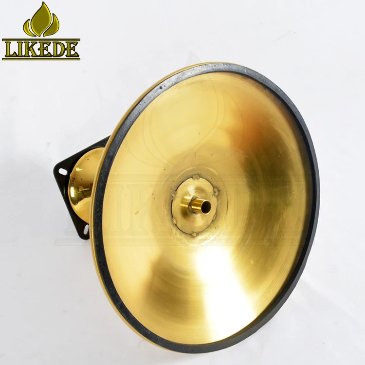Trumpet tulip golden round chair leg 304# stainless steel chair leg shinny titanium gold chair base