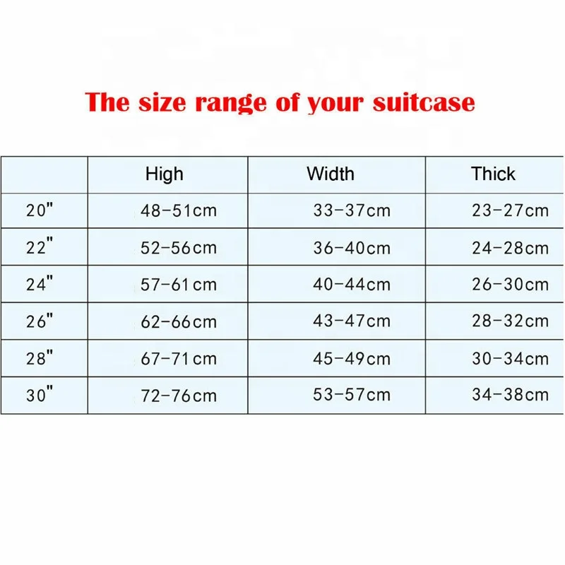 Amazon new good quality transparent Suitcase Protector Anti Scratch waterproof pvc luggage cover