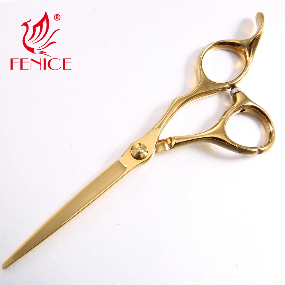 Professional 440C Stainless Steel Rose Gold Color Barber hairdressing scissors Set