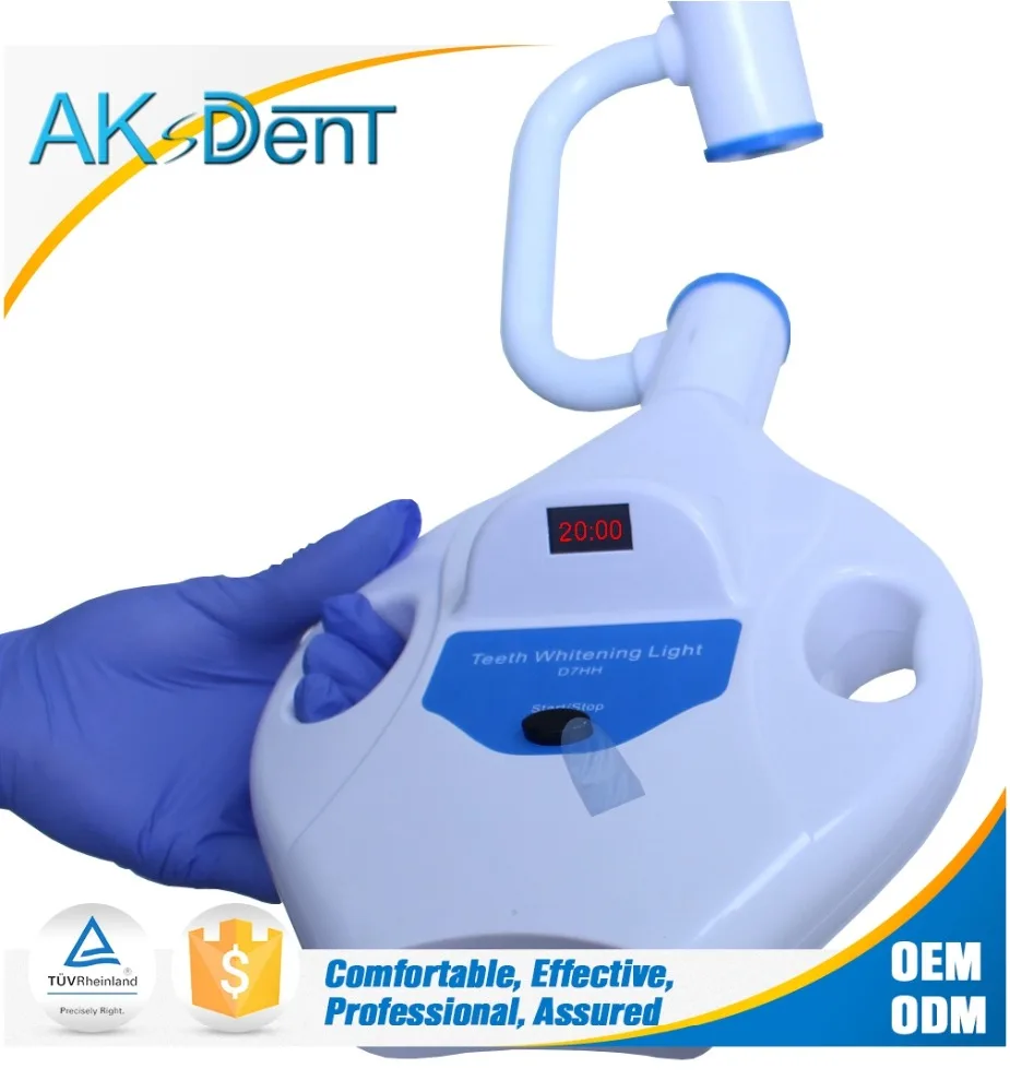 
AKsDenT D7HH Dental 3 Color power LED teeth whitening apparatus lamp teeth whitening led light Teeth whitening Machine 