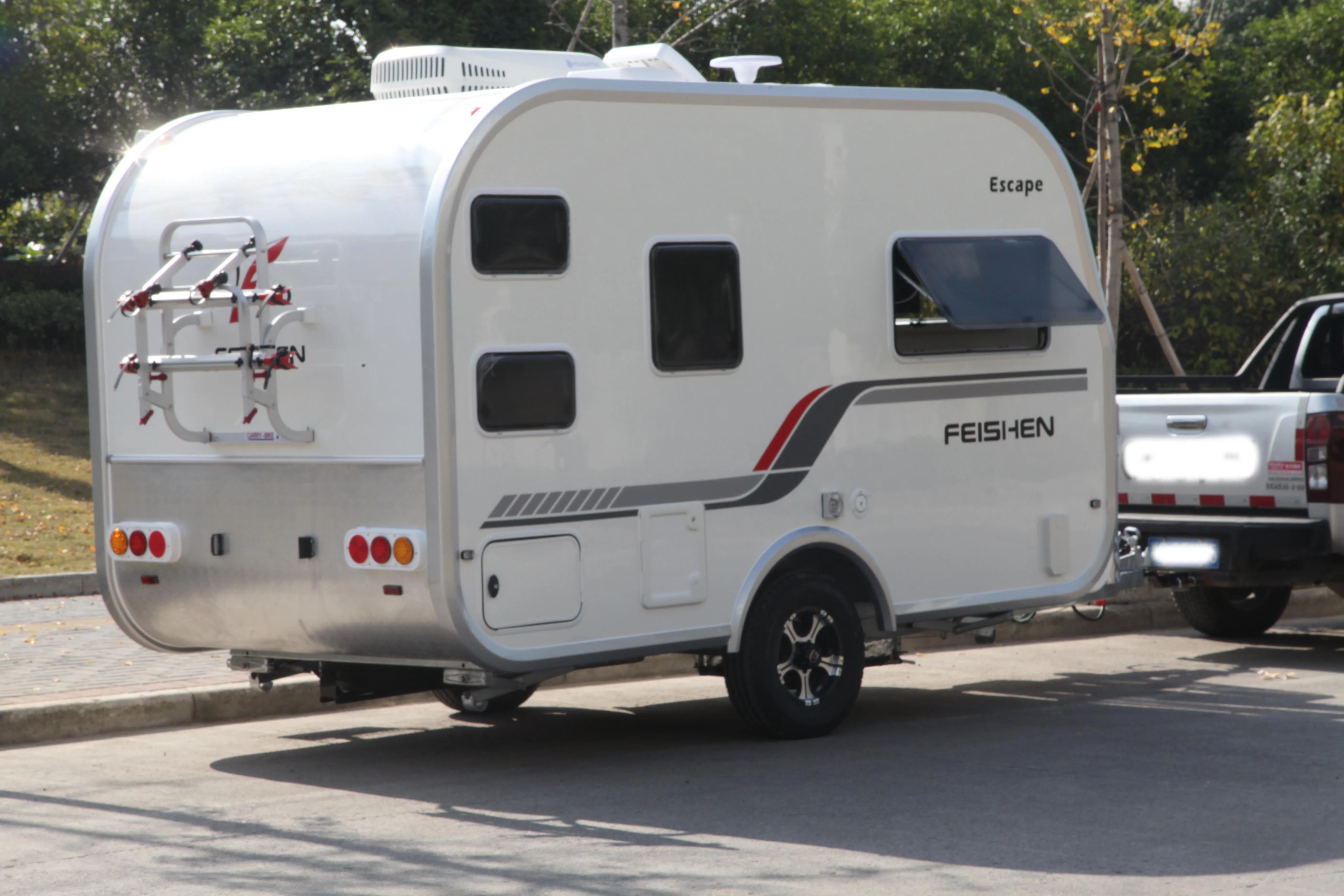 Australian standards fiberglass caravan trailer