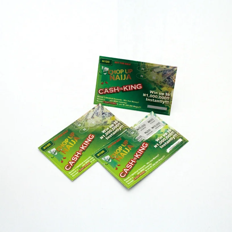
Custom paper&PVC scratch card for mobile phones 
