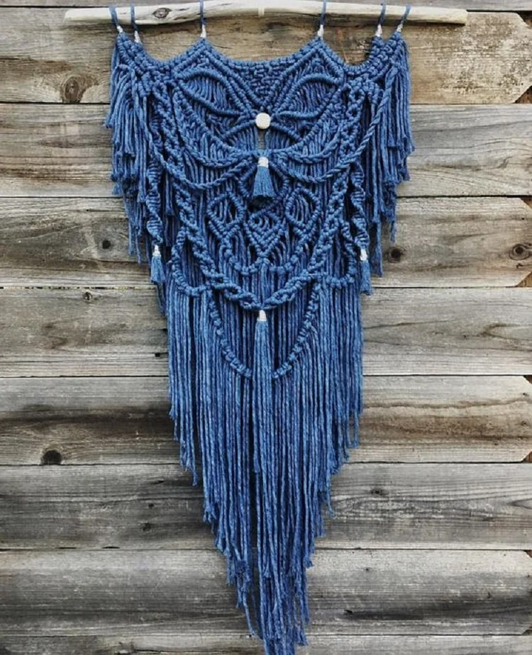 Handmade Organic Macrame Wall Hanging for Sale on Amazon Etsy