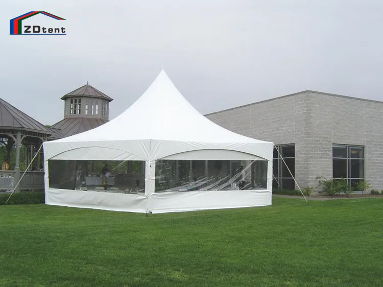 10mx10m pagoda tent hot sale new design full waterproof pvc canvas covered small aluminum canopy for outdoor events