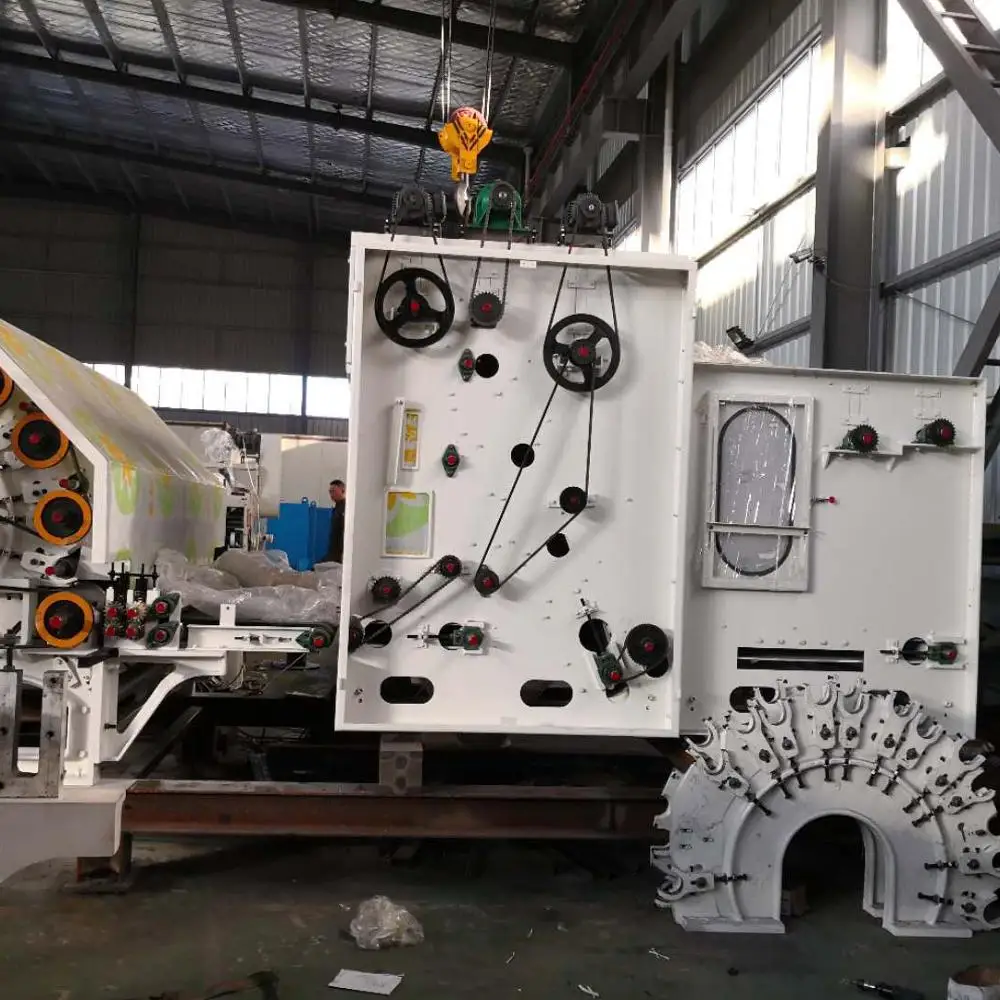 2018 new design double doffer cotton carding machine