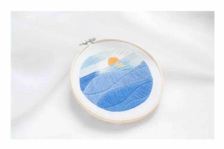 
hot sell popular starter hand embroidery kit diy for home decorations 