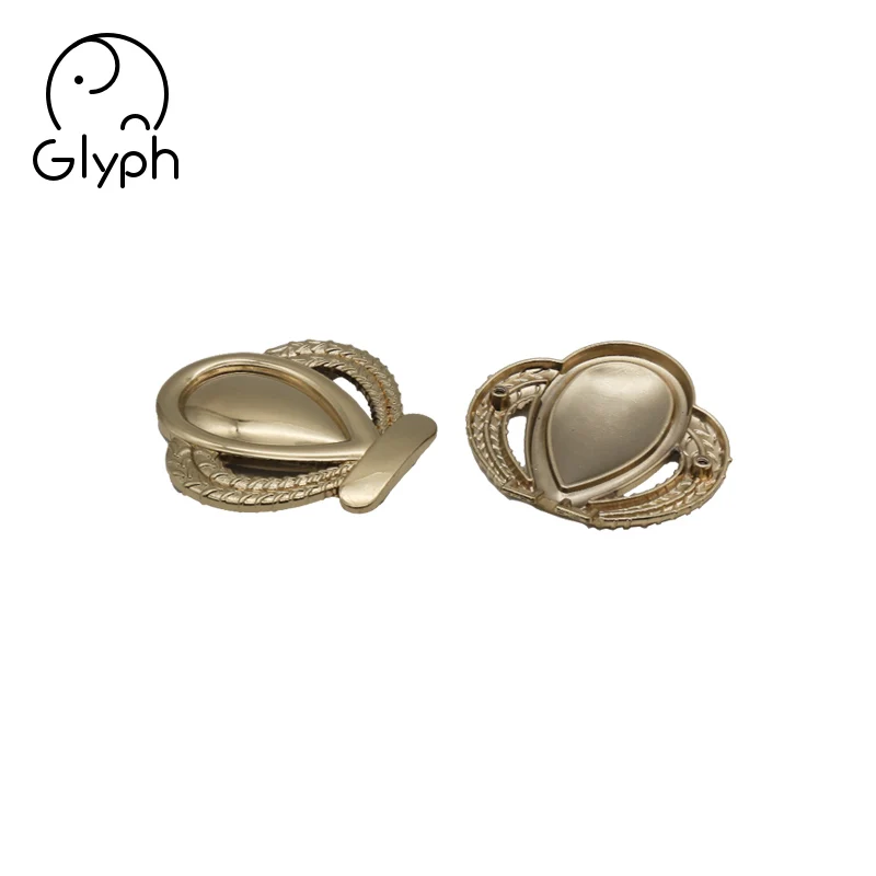 Wholesale high quality custom fashion metal belt butterfly buckle clasp for bags