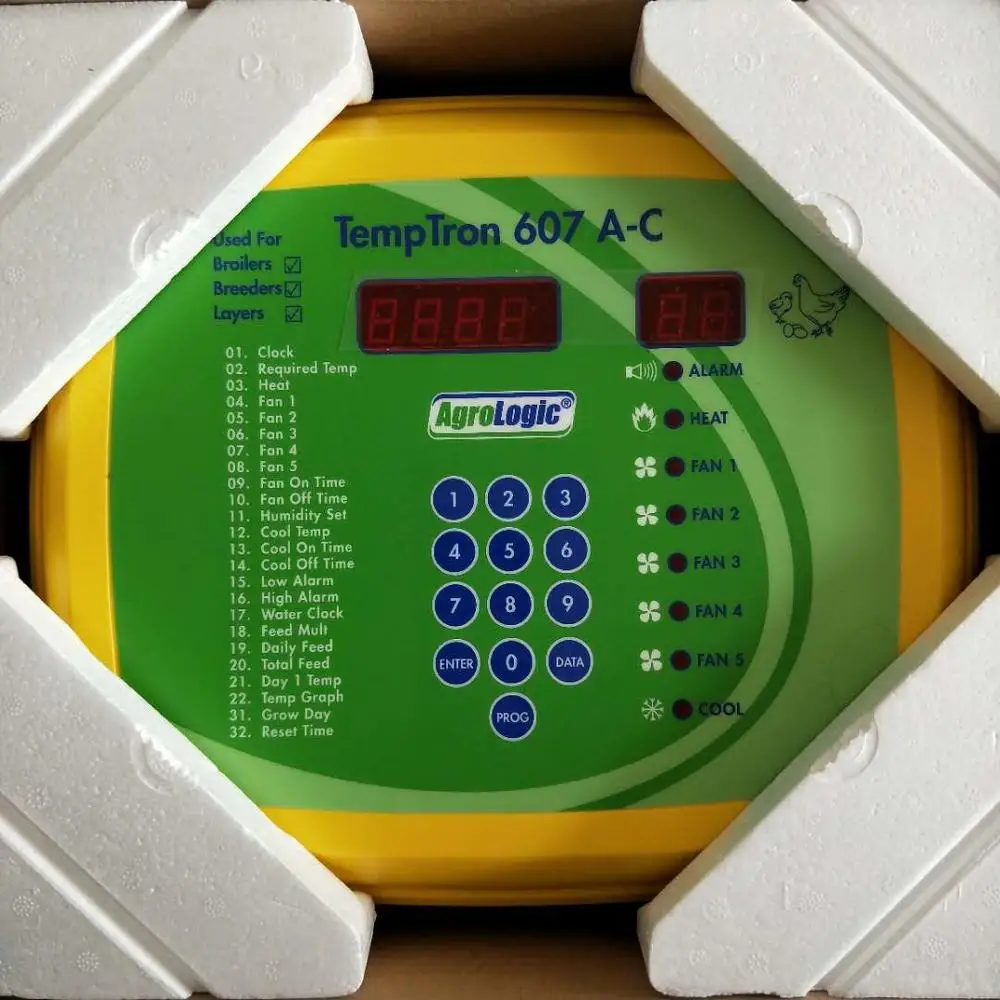 Датчик контроллера 607 Temptron для современной вентиляции птичьего