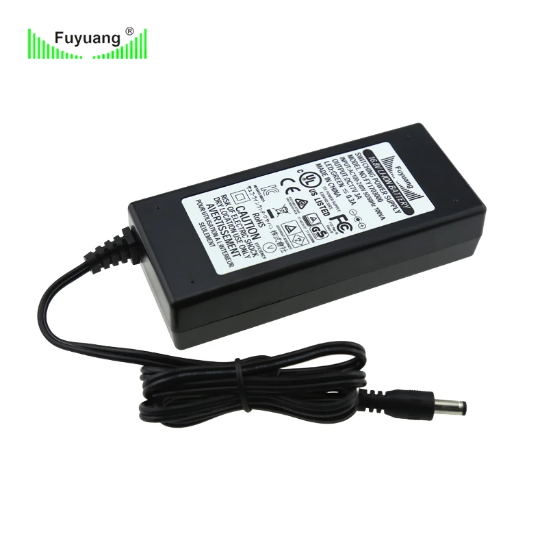 Fuyuan battery charger 12v li-ion battery charger with customizable plug
