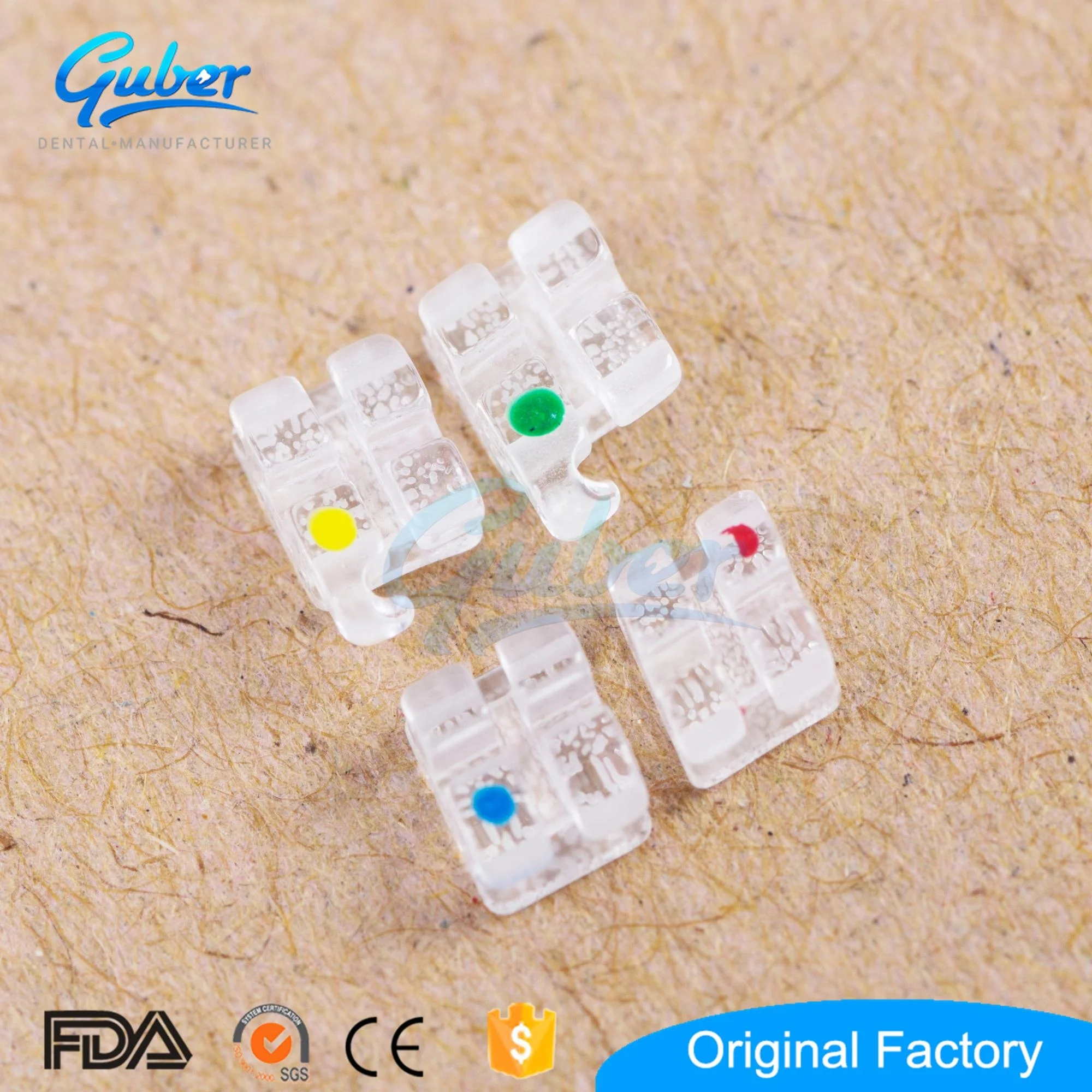 #Ортодонтические сапфировые скобы 018 022 roth керамические монокристаллические сапфировые скобы с ужином