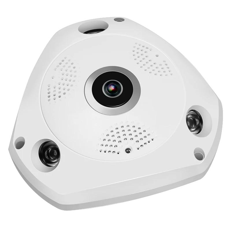 960 градусов панорамная камера VR HD 360p P Fisheye Объектив беспроводной WIFI ip-камера с двухсторонней голосовой домофон
