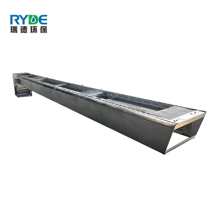 Yangzhou Ryde оборудование для предварительной очистки, просеивание в очистке сточных вод, вращающийся клиновый барабанный экран