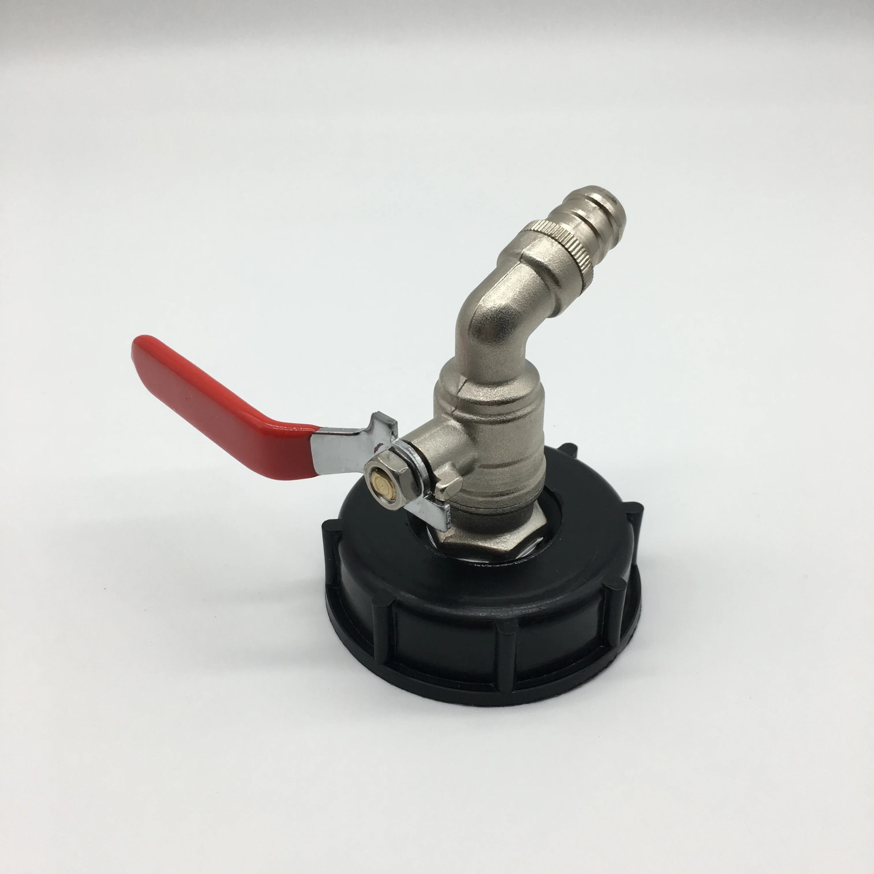 Латунный адаптер для шланга IBC с резьбой S60x6 на 3/4 дюйма для резервуара ibc