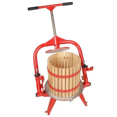 Wooden 15L MacIntosh apple grapes wine press fruit juice processing plant angel juicer