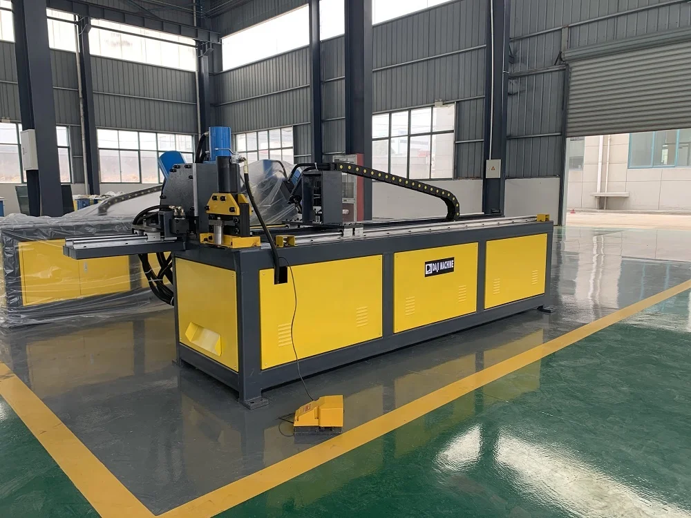 Stable performance steel flange forming machine,angle steel air duct flange forming machine line