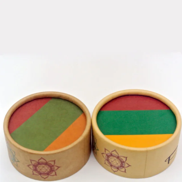 Customized recycled food grade tea paper box cardboard packaging box foil lined