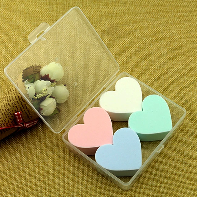 
2019 Hot Selling New Design Heart Shaped Make Up Cosmetic Puff 