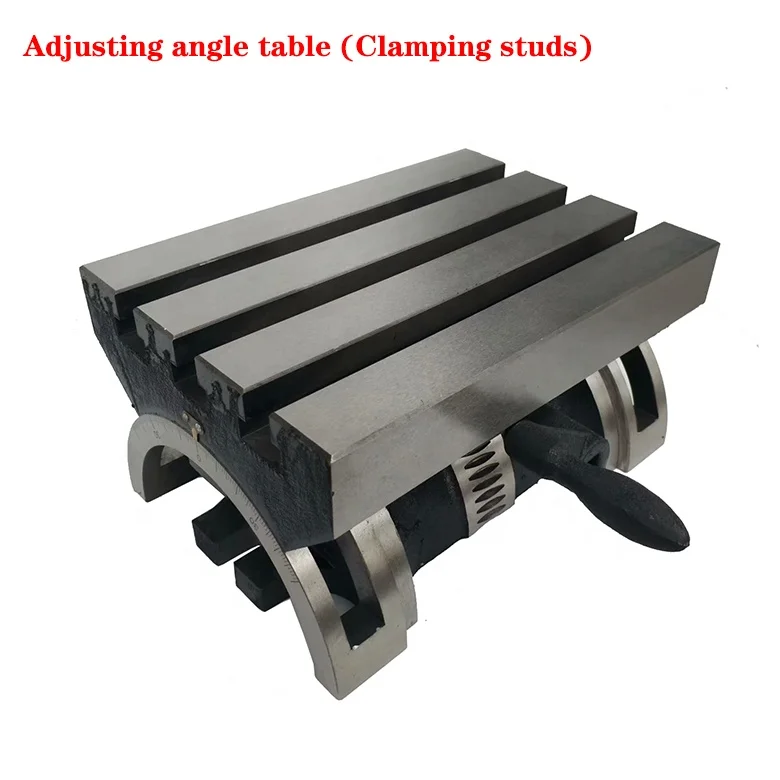 Adjustable angle plate/table for milling and drilling machine 7inch 130*180MM