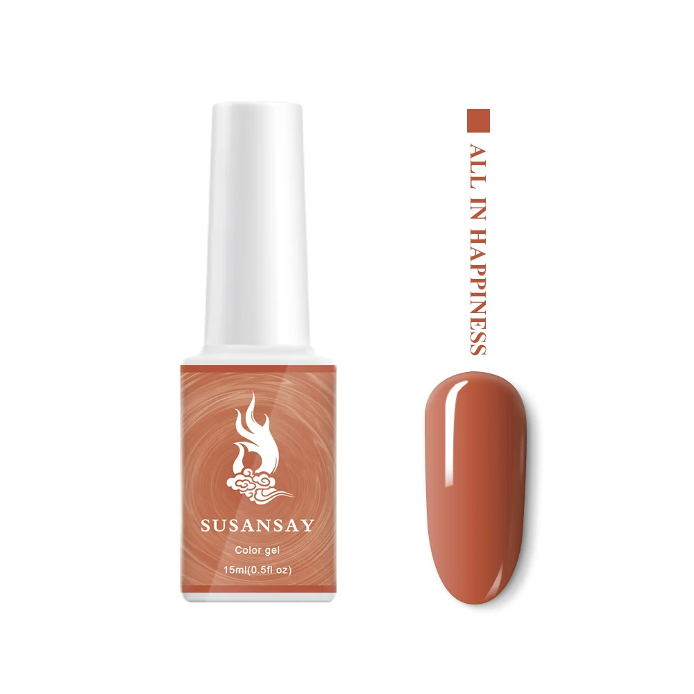 Global Unique Chinese Style Wholesale 6bottle/Set Top&Base Coat 15ml Soak Off Nail Varnish UV Gel Polish Set